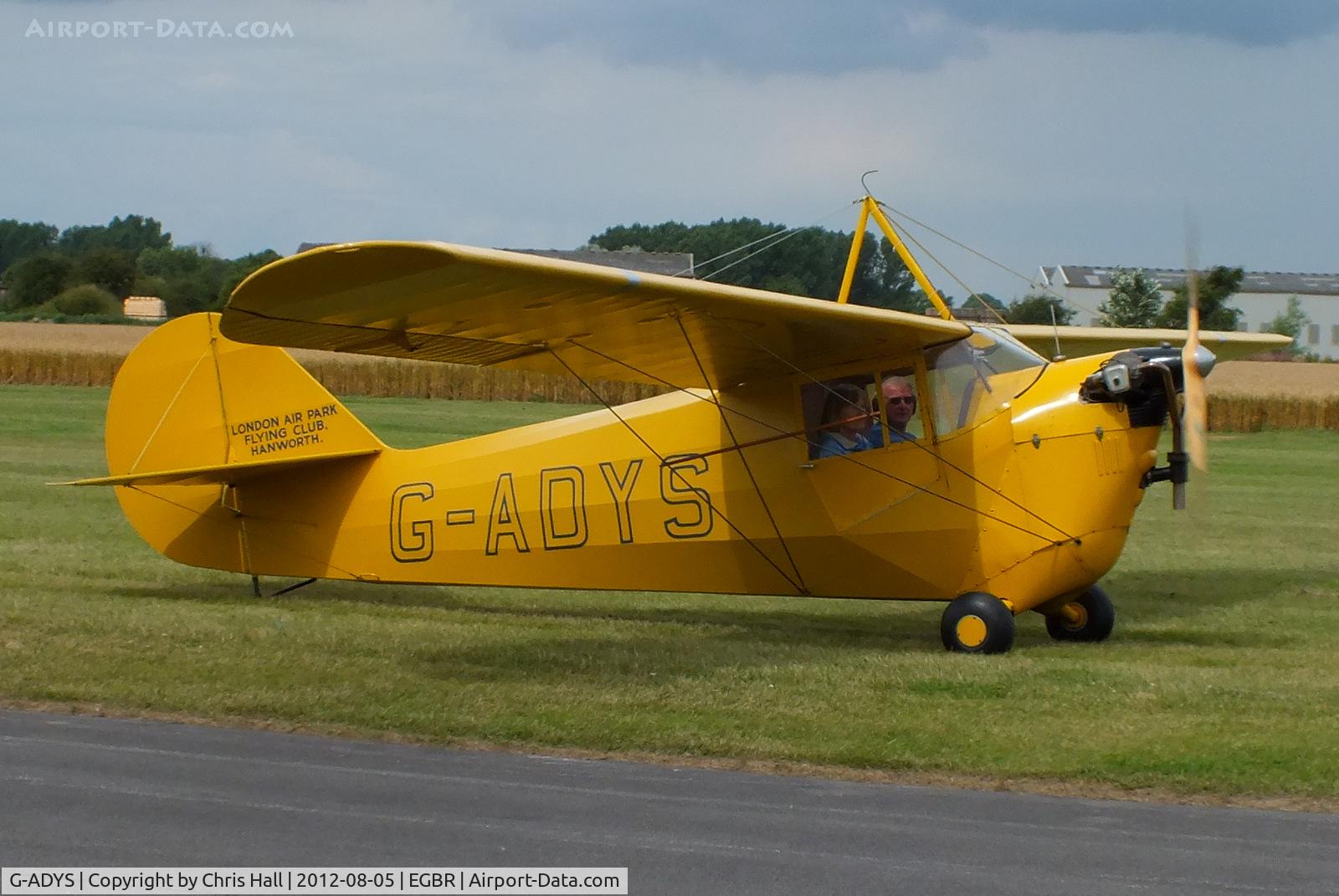 G-ADYS, 1935 Aeronca C-3 C/N A-600, The Real Aeroplane Club's Summer Madness Fly-In, Breighton
