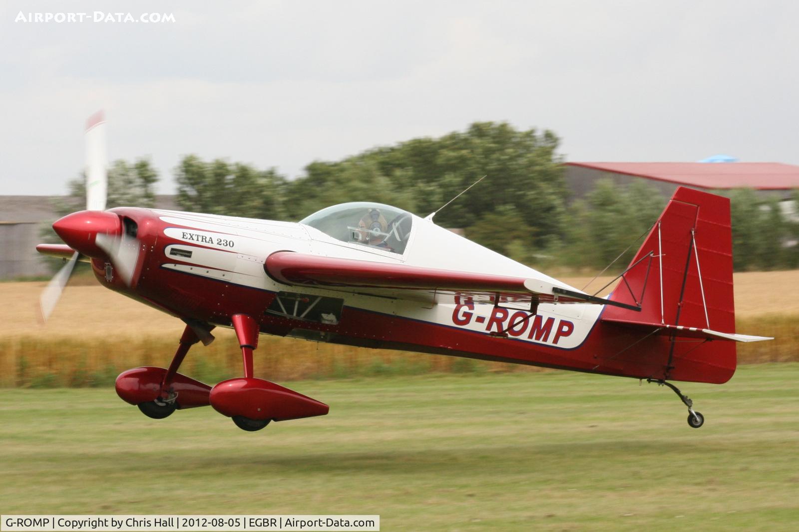 G-ROMP, 1987 Extra EA-230H C/N 001, The Real Aeroplane Club's Summer Madness Fly-In, Breighton