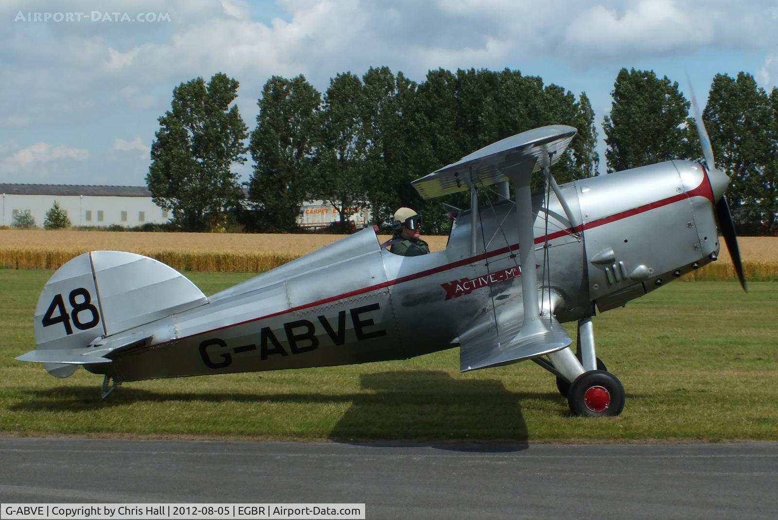 G-ABVE, 1932 Arrow Active 2 C/N 2, The Real Aeroplane Club's Summer Madness Fly-In, Breighton