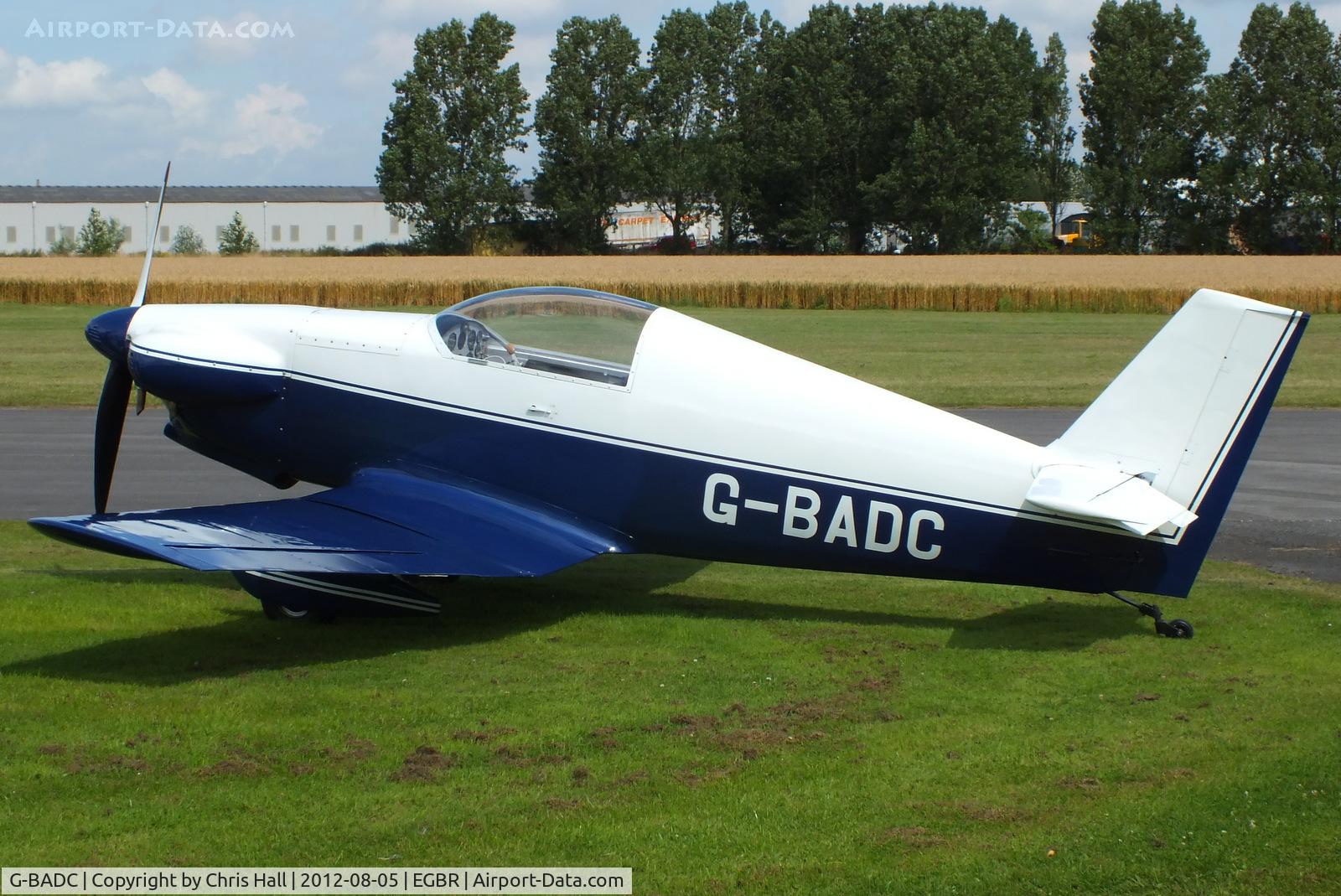 G-BADC, 1980 Rollason Beta B2A C/N PFA 002-10140, The Real Aeroplane Club's Summer Madness Fly-In, Breighton