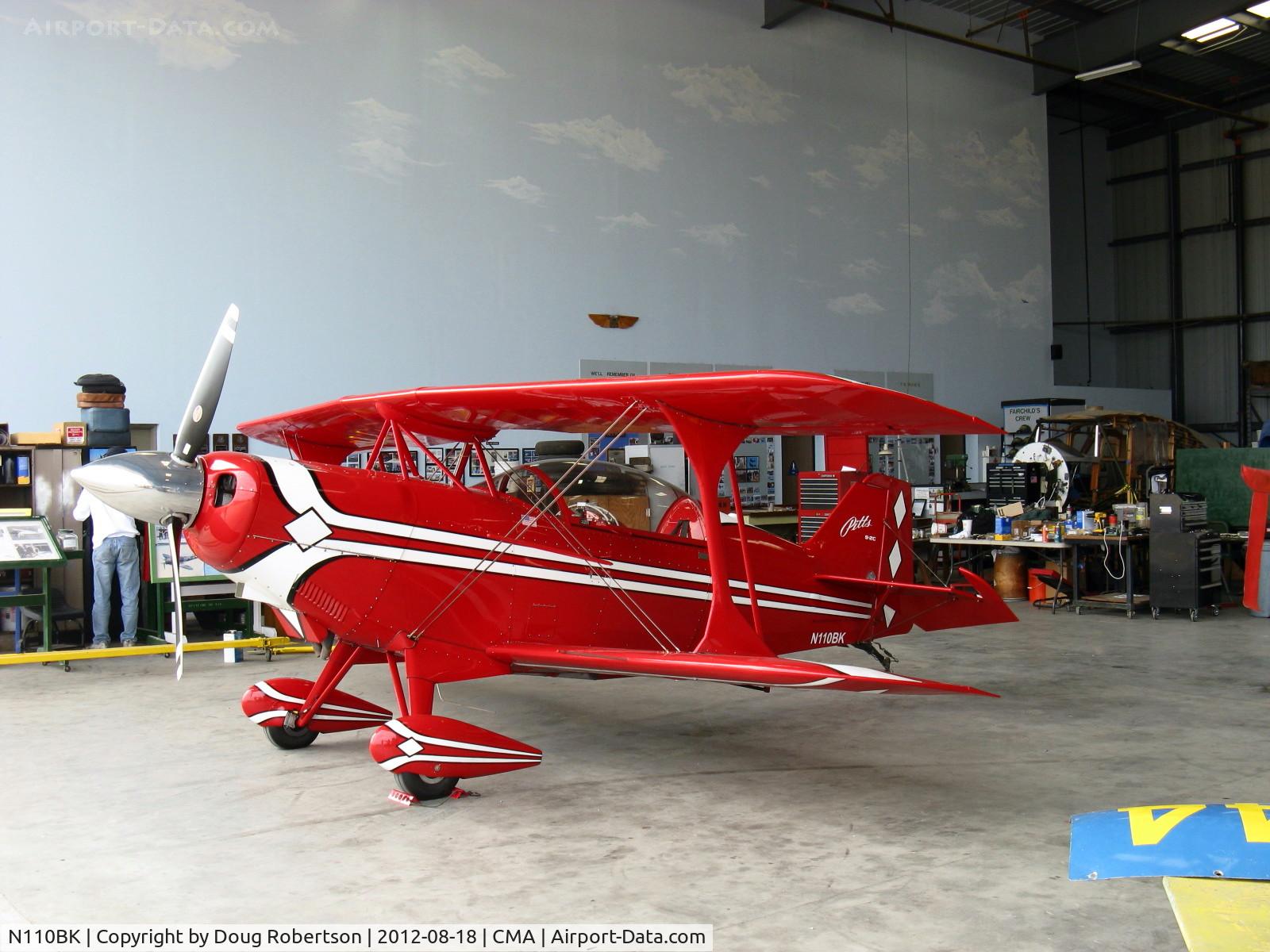 N110BK, 2007 Aviat Pitts S-2C Special C/N 6077, 2007 Aviat PITTS S-2C, Lycoming AEIO-540-D4A5 260 Hp, 3 blade prop
