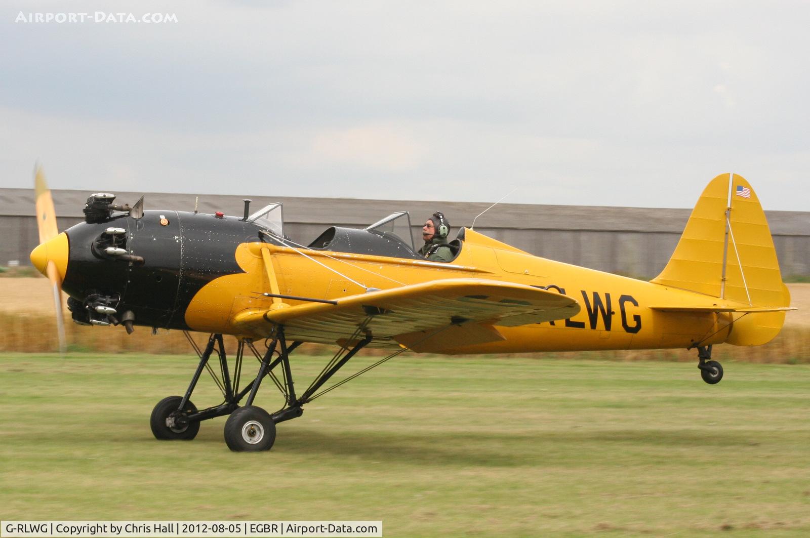 G-RLWG, 1942 Ryan PT-22 Recruit (ST3KR) C/N 1716, The Real Aeroplane Club's Summer Madness Fly-In, Breighton