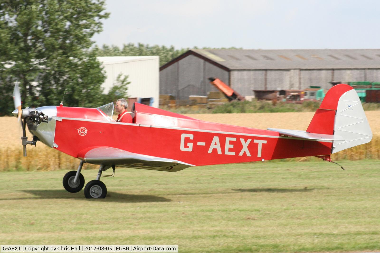 G-AEXT, 1937 Dart Kitten II C/N 123, The Real Aeroplane Club's Summer Madness Fly-In, Breighton