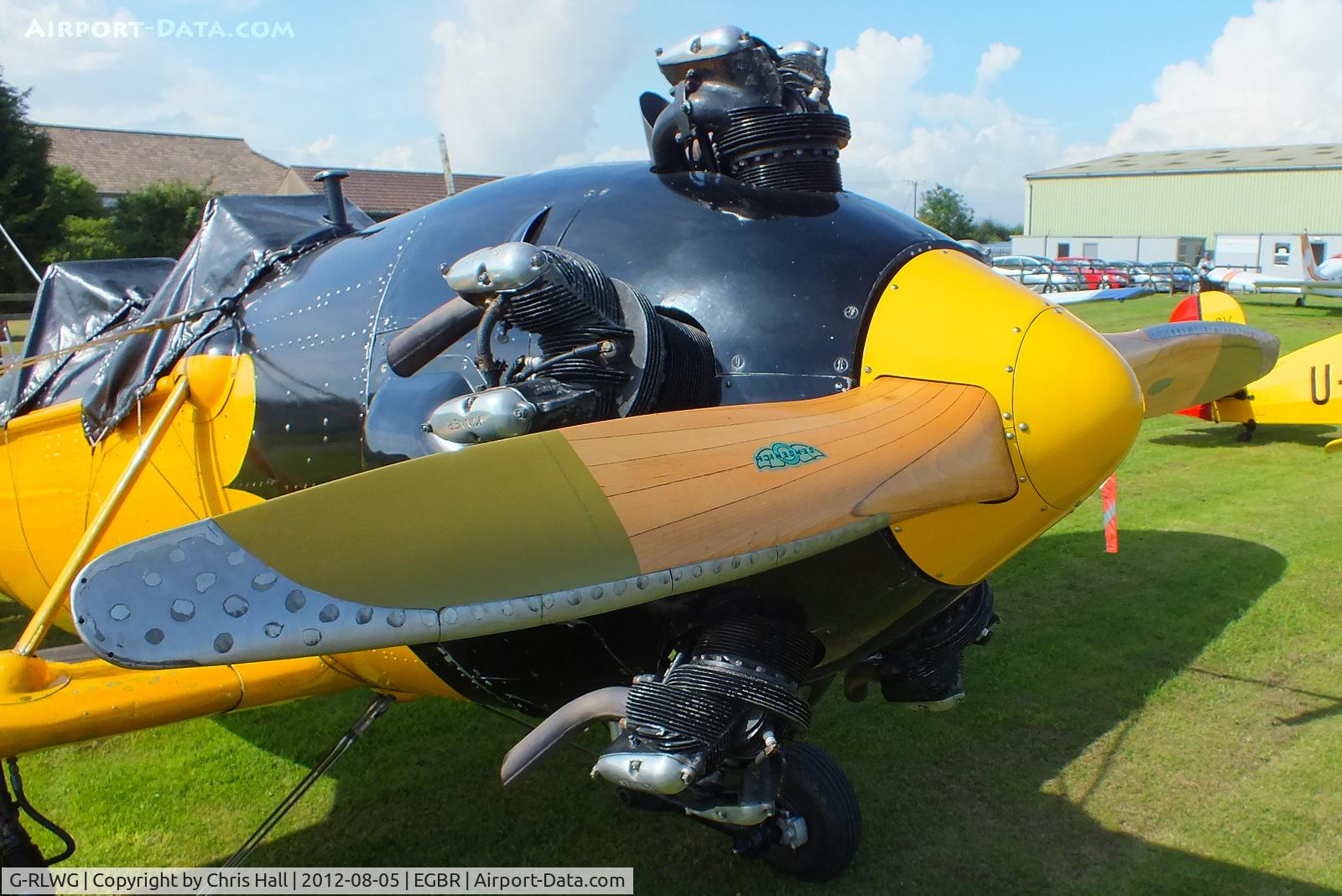 G-RLWG, 1942 Ryan PT-22 Recruit (ST3KR) C/N 1716, Menasco C4 125 hp radial engine