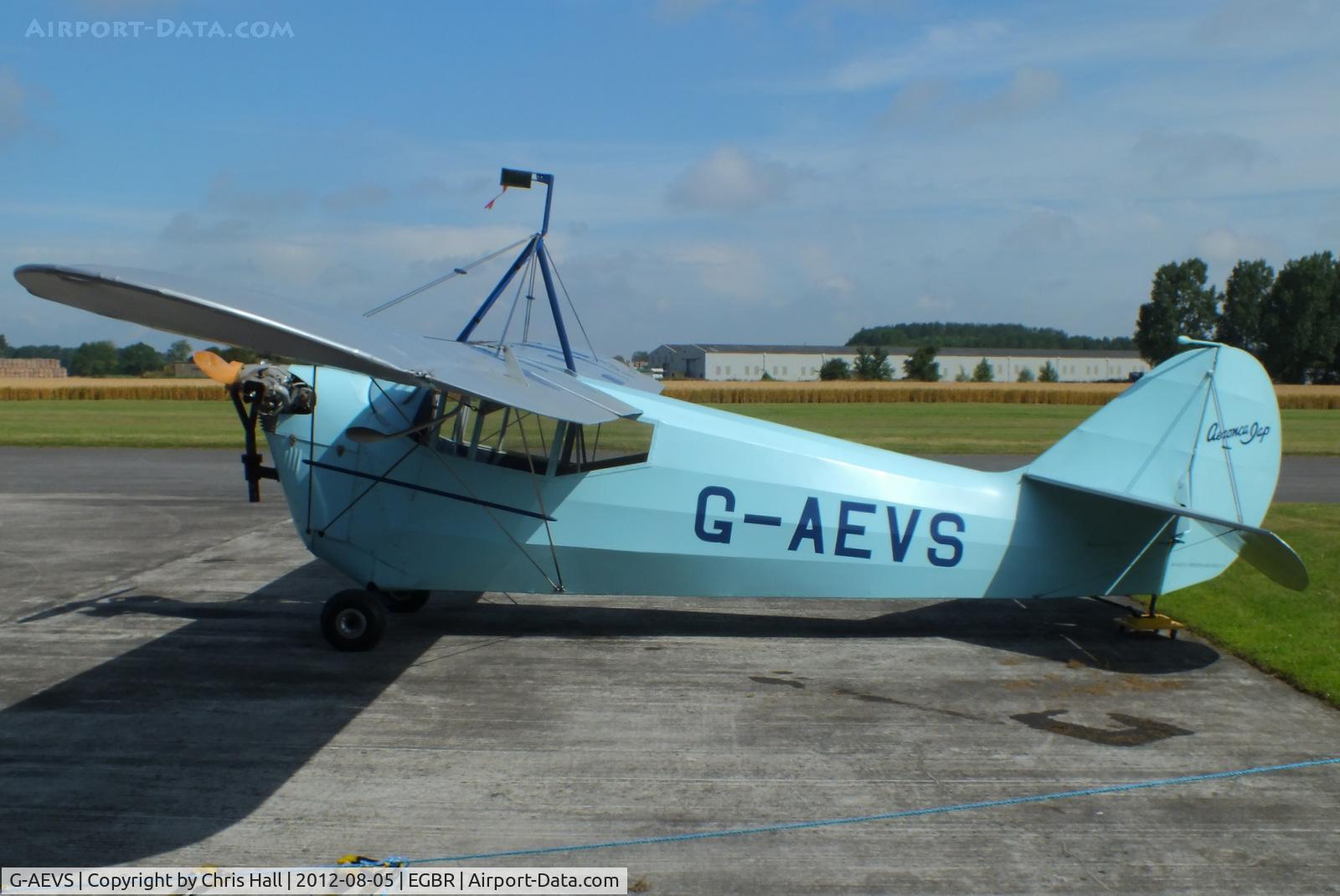 G-AEVS, 1937 Aeronca 100 C/N AB114, The Real Aeroplane Club's Summer Madness Fly-In, Breighton