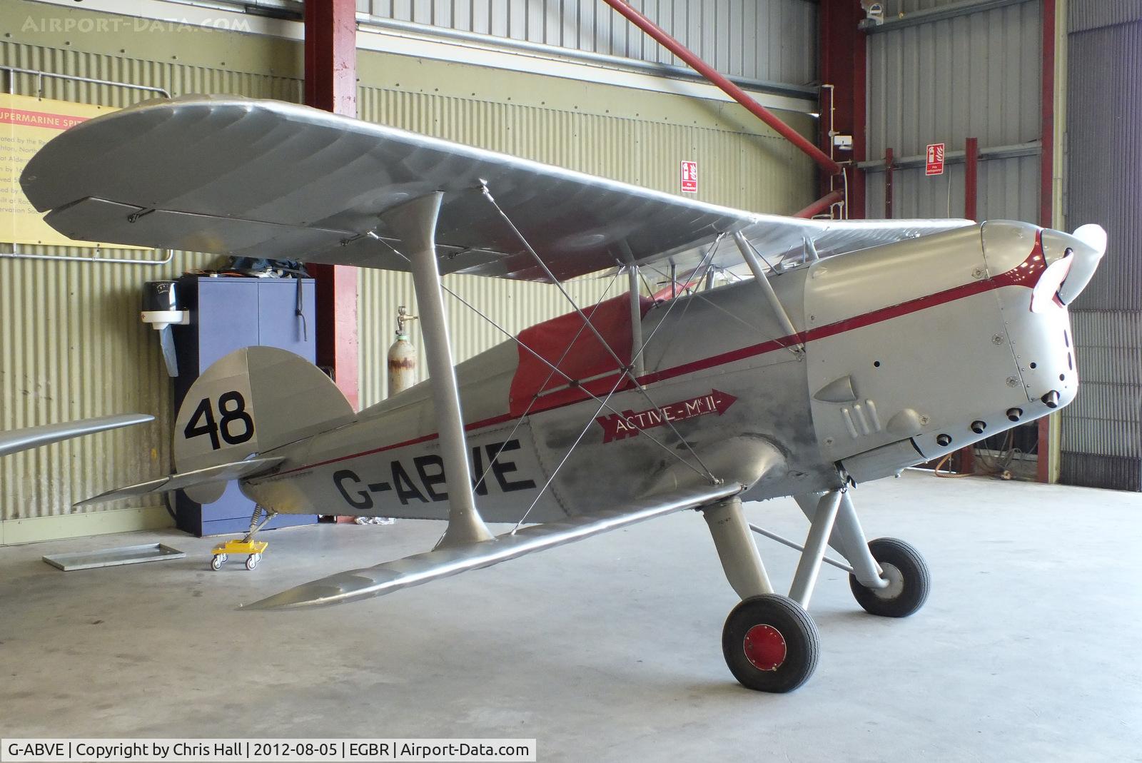 G-ABVE, 1932 Arrow Active 2 C/N 2, The Real Aeroplane Club's Summer Madness Fly-In, Breighton