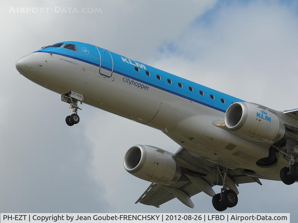 PH-EZT, 2012 Embraer 190LR (ERJ-190-100LR) C/N 19000519, KLM from AMS