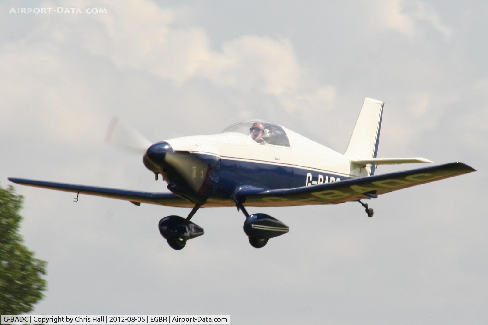 G-BADC, 1980 Rollason Beta B2A C/N PFA 002-10140, The Real Aeroplane Club's Summer Madness Fly-In, Breighton