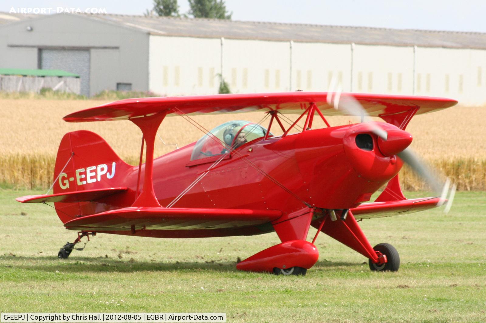 G-EEPJ, 1991 Pitts S-1S Special C/N PFA 009-11557, The Real Aeroplane Club's Summer Madness Fly-In, Breighton