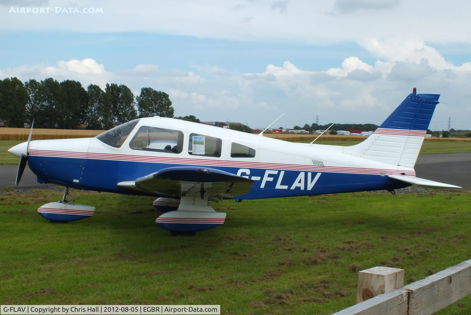 G-FLAV, 1980 Piper PA-28-161 Warrior ll C/N 28-8016283, The Real Aeroplane Club's Summer Madness Fly-In, Breighton