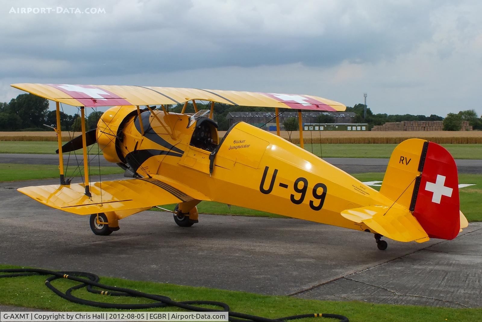 G-AXMT, 1938 Bucker Bu-133C Jungmeister C/N 46, The Real Aeroplane Club's Summer Madness Fly-In, Breighton