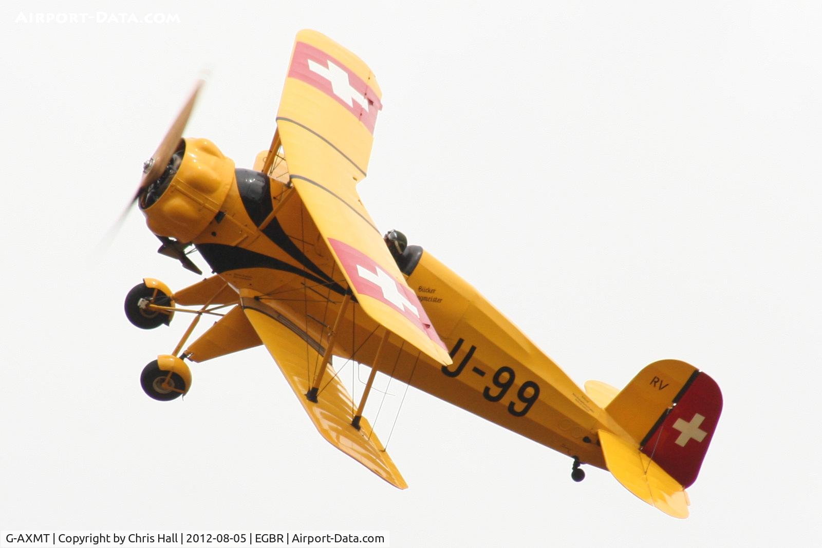 G-AXMT, 1938 Bucker Bu-133C Jungmeister C/N 46, The Real Aeroplane Club's Summer Madness Fly-In, Breighton