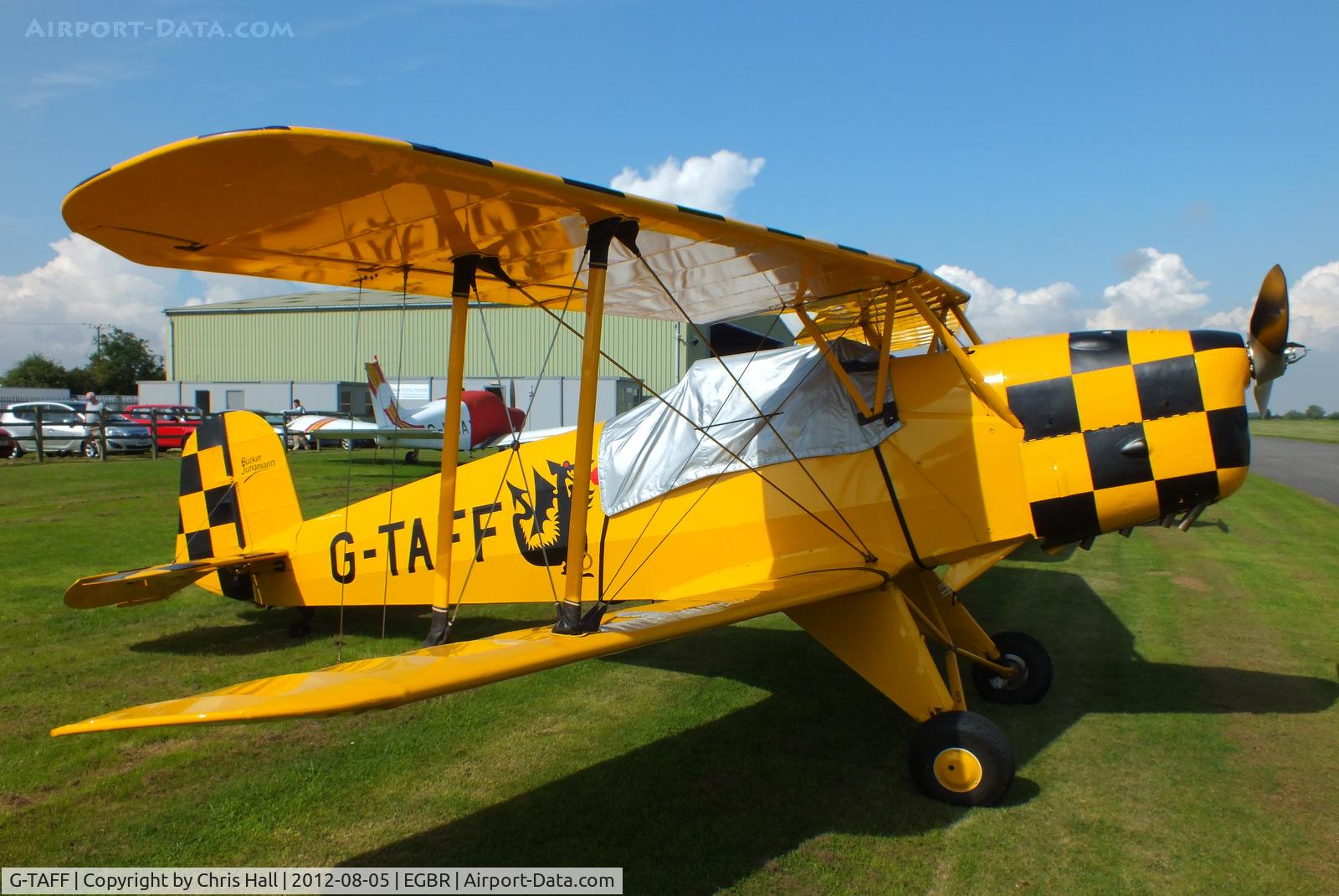 G-TAFF, 1957 CASA 1-131E Jungmann C/N 1129, The Real Aeroplane Club's Summer Madness Fly-In, Breighton