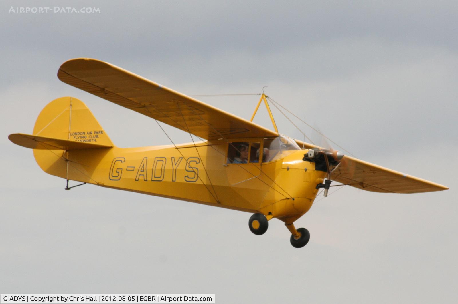 G-ADYS, 1935 Aeronca C-3 C/N A-600, The Real Aeroplane Club's Summer Madness Fly-In, Breighton