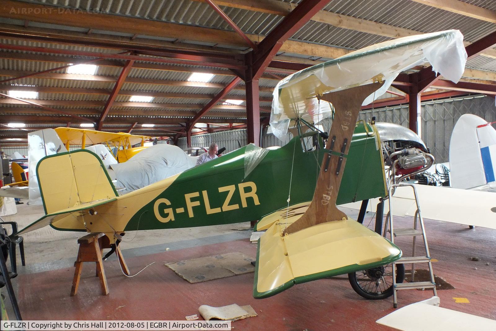 G-FLZR, 2001 Staaken Z-21 Flitzer C/N PFA 223-13219, The Real Aeroplane Club's Summer Madness Fly-In, Breighton