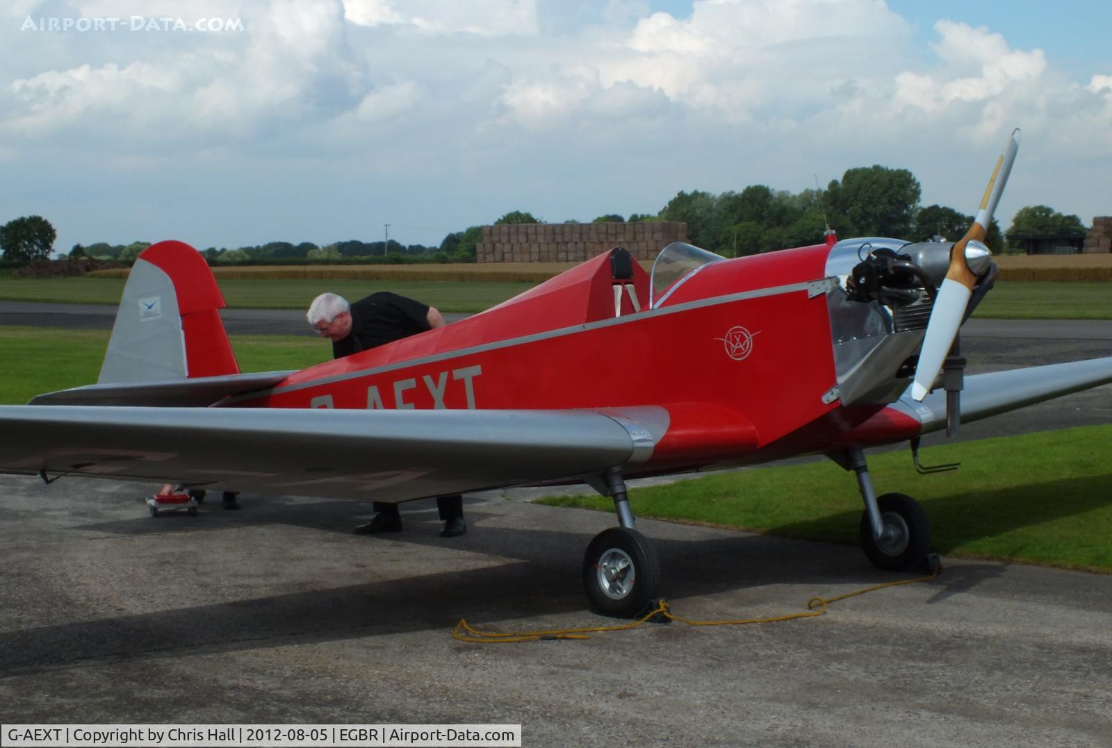 G-AEXT, 1937 Dart Kitten II C/N 123, The Real Aeroplane Club's Summer Madness Fly-In, Breighton
