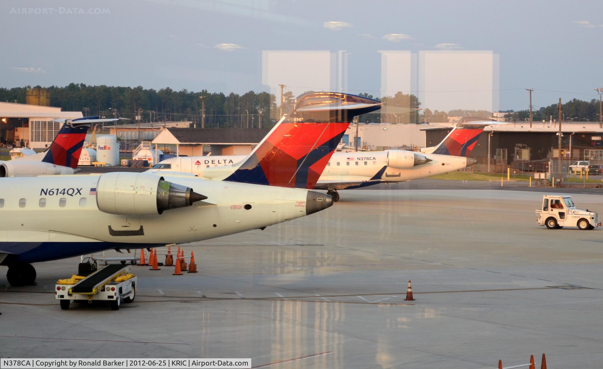 N378CA, 2003 Bombardier CRJ-701 (CL-600-2C10) Regional Jet C/N 10097, RIC, VA