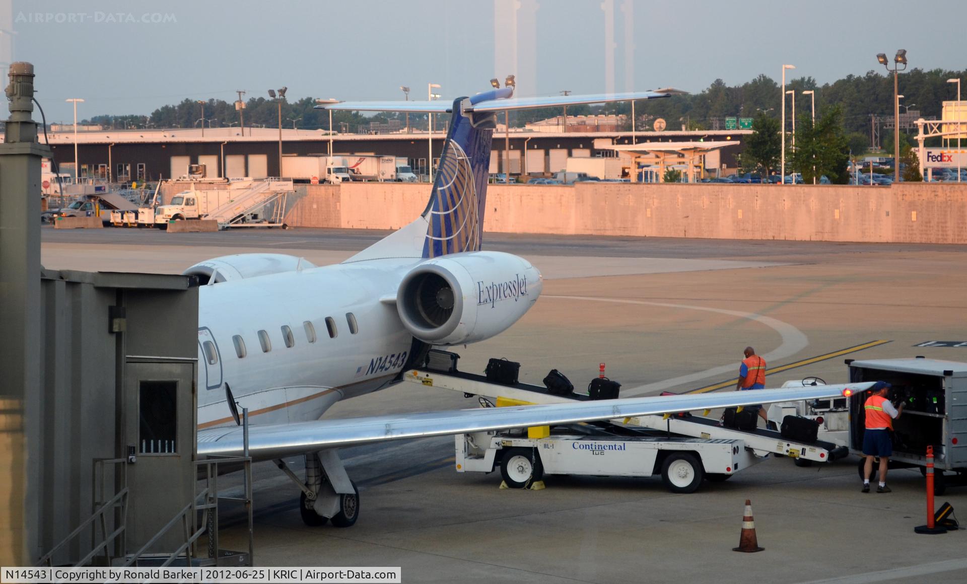 N14543, 2002 Embraer ERJ-145LR (EMB-145LR) C/N 145553, RIC, VA
