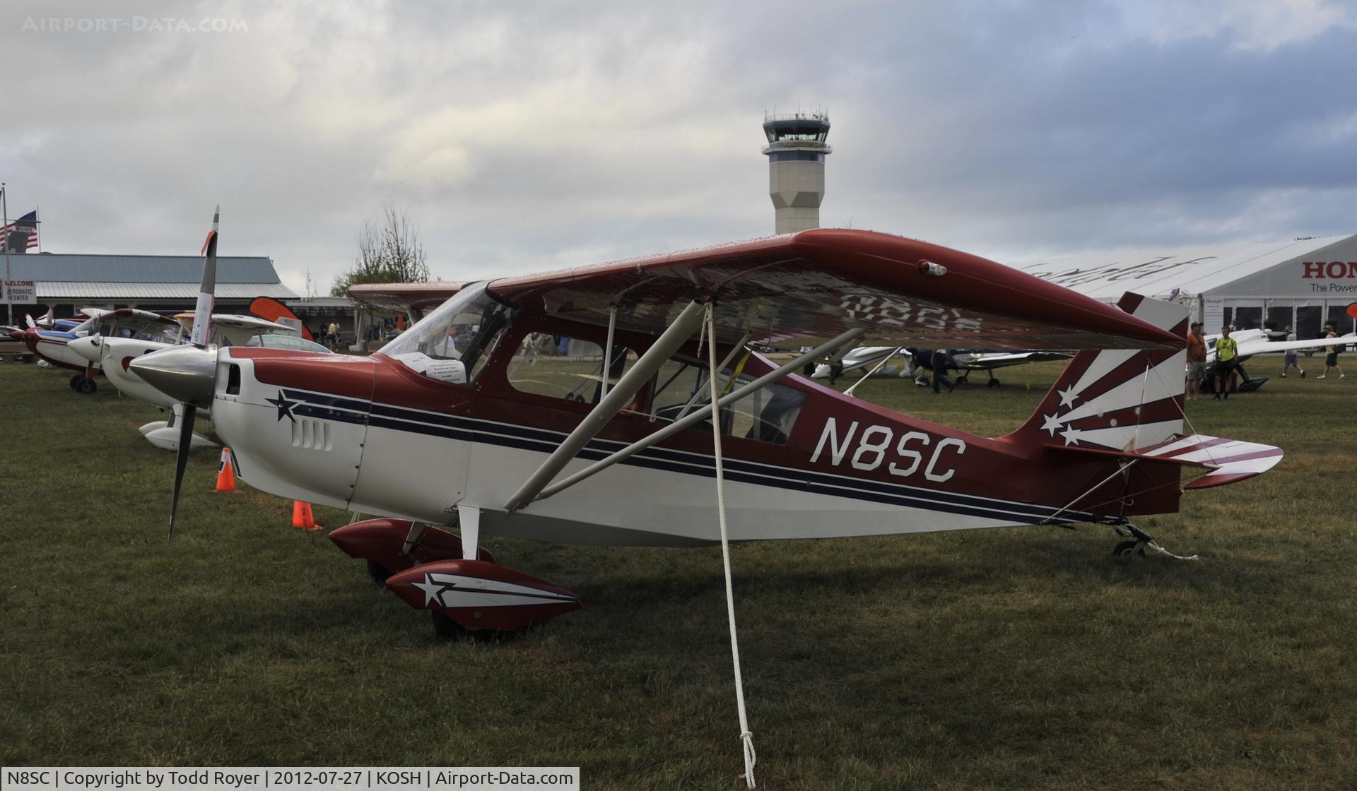 N8SC, Bellanca 8KCAB Decathlon C/N 584-80, Airventure 2012