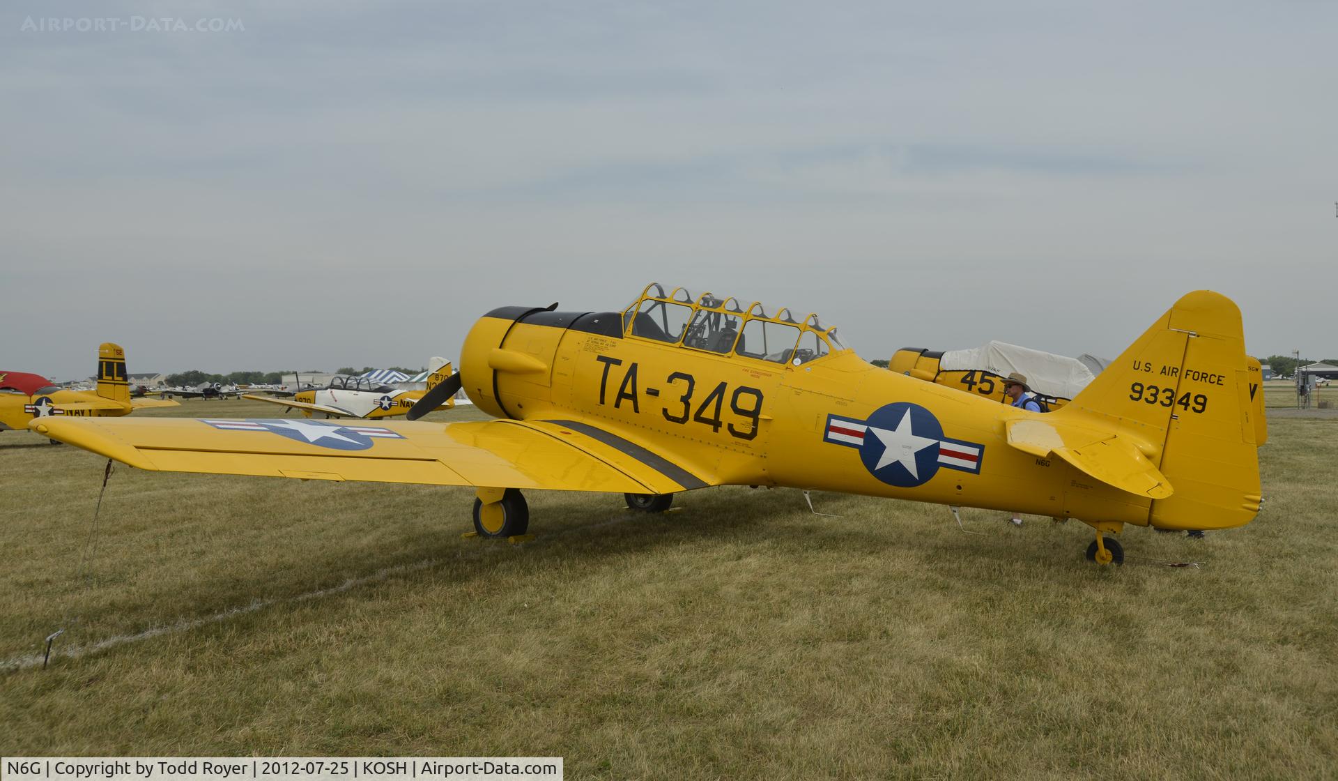 N6G, North American T-6G Texan C/N 168-463, Airventure 2012