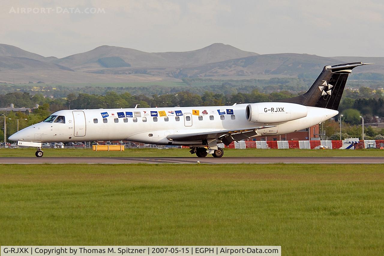 G-RJXK, 2001 Embraer ERJ-135ER (EMB-135ER) C/N 145494, BMI G-RJXK in Star Alliance c/s