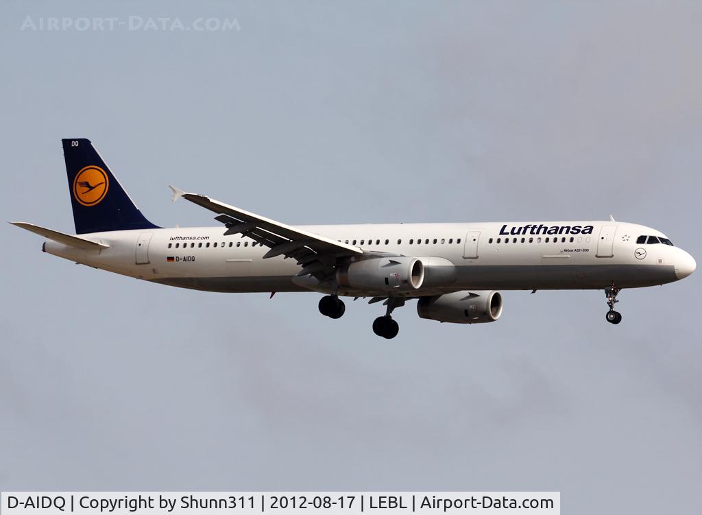 D-AIDQ, 2012 Airbus A321-231 C/N 5028, Landing rwy 25R