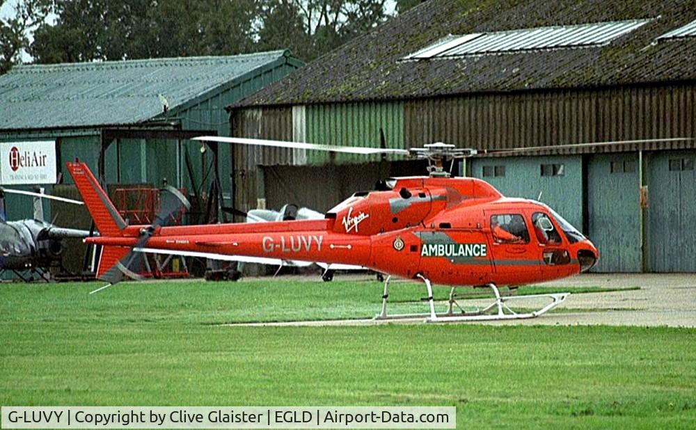 G-LUVY, 1982 Aerospatiale AS-355F-1 Ecureuil 2 C/N 5134, Ex: N5792M > N358E > D-HOCH(2) > G-BPDP > ZS-HUA > N358E > G-LUVY > C-GFKD(2) in March 2010 - Originally owned to, European Helicopters Ltd in October 1988 as G-BPDP and currently with, DNH Helicopters Ltd in September 2002