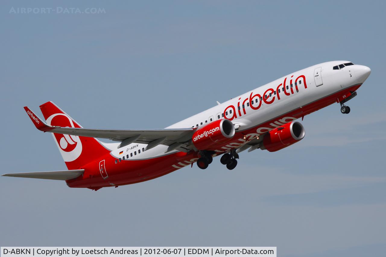 D-ABKN, 2010 Boeing 737-86J C/N 37756, Air Berlin