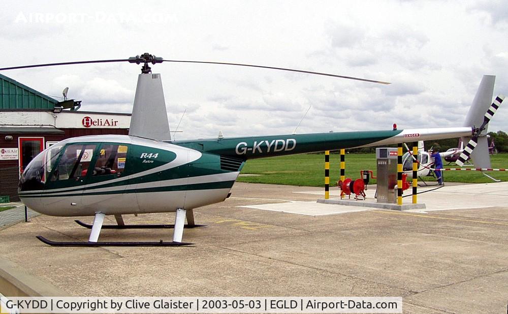 G-KYDD, 1994 Robinson R44 C/N 0106, Ex: HDLW(2) > N2123E > G-KYDD > PH-WFW in February 2005 - Originally owned to and currently with, EK Aviation Ltd in September 1999.