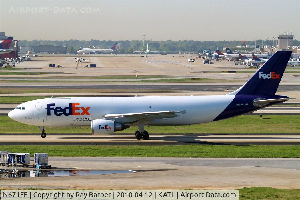 N671FE, 1997 Airbus A300F4-605R C/N 778, Airbus A300B4-605RF [778] (FedEx) Atlanta-Hartsfield~N 12/04/2010.