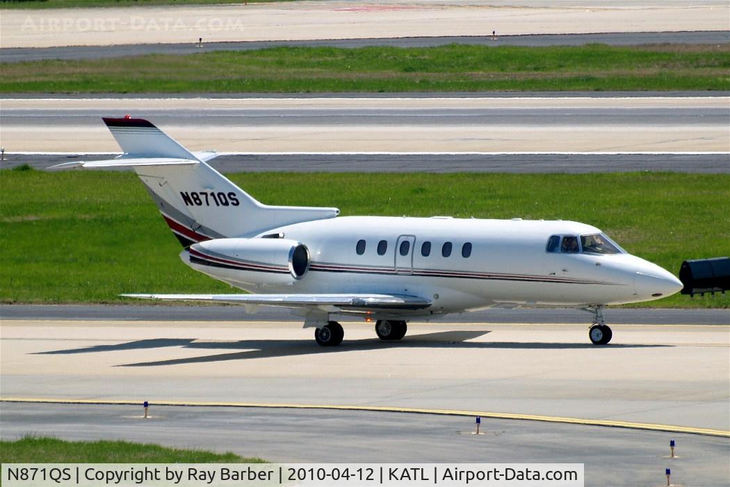 N871QS, 2006 Raytheon Hawker 800XP C/N 258763, Hawker-Siddeley 125/800XPi [258763] (NetJets) Atlanta-Hartsfield~N 12/04/2010.