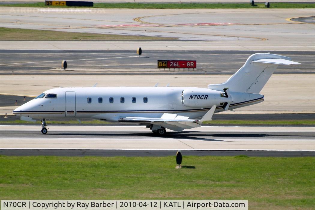N70CR, 2005 Bombardier Challenger 300 (BD-100-1A10) C/N 20048, Bombardier Challenger 300 [20048] Atlanta-Hartsfield~N 12/04/2010.