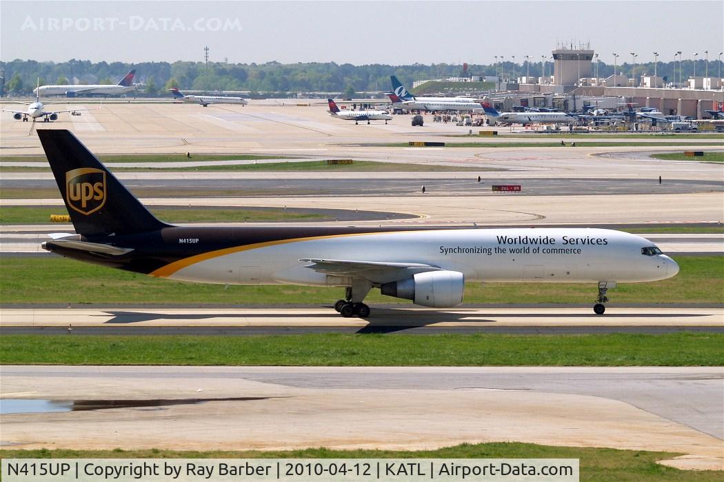 N415UP, 1988 Boeing 757-24APF C/N 23855, Boeing 757-24APF [23855] (UPS) Atlanta-Hartsfield~N 12/04/2010.
