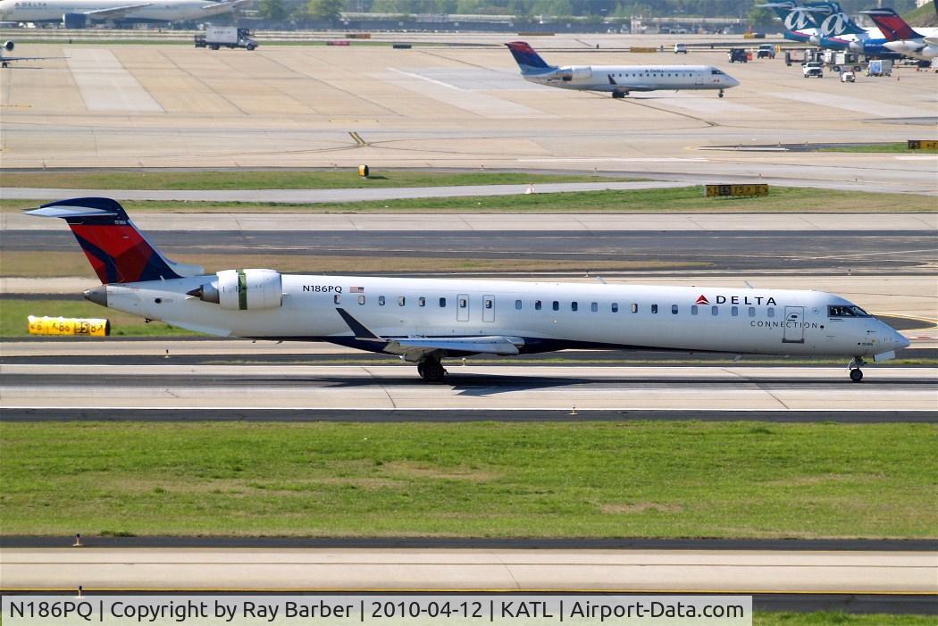 N186PQ, 2008 Bombardier CRJ-900ER (CL-600-2D24) C/N 15186, Canadair CRJ-900 [15186] (Delta Connection/Pinnacle Airlines)  Atlanta-Hartsfield~N 12/04/2010.