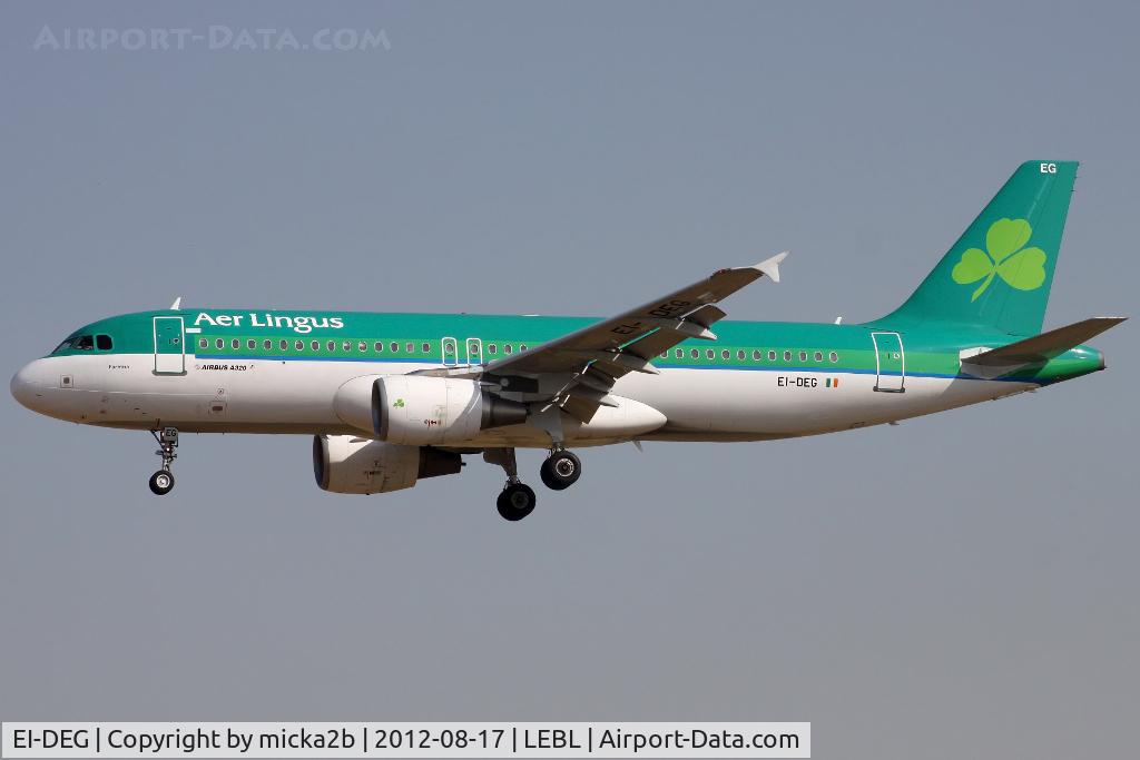 EI-DEG, 2004 Airbus A320-214 C/N 2272, Landing in 25R