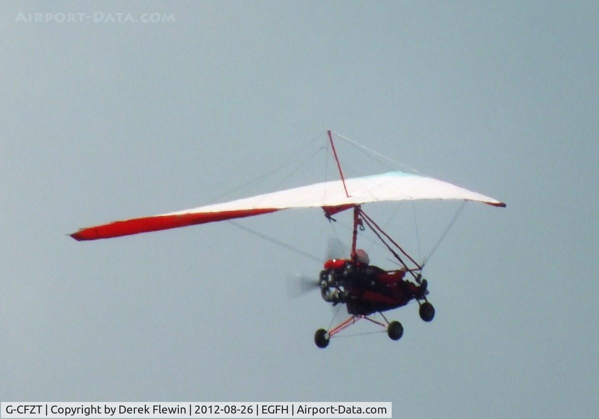 G-CFZT, 2008 Ace Aviation Magic Laser C/N AA00131, Climbing out from EGFH.