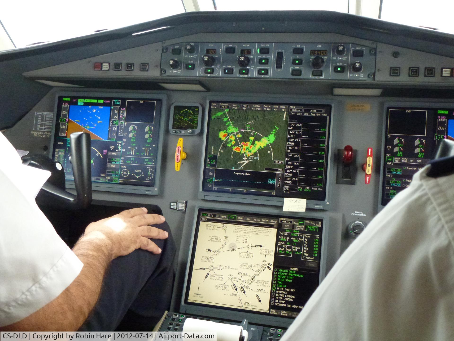 CS-DLD, 2007 Dassault Falcon 2000EX C/N 109, Rough ride out of Farnborough!