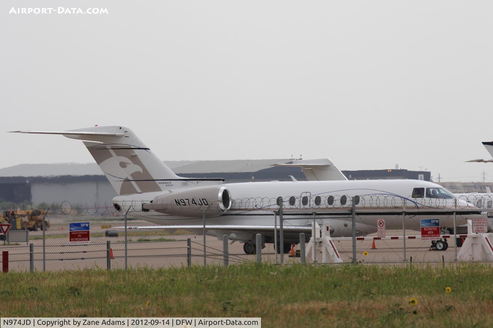 N974JD, 2008 Hawker Beechcraft 4000 C/N RC-11, At DFW Airport