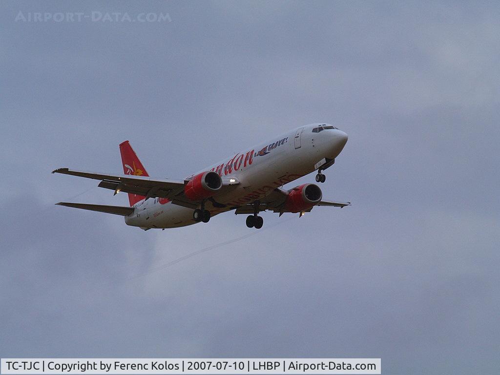 TC-TJC, 1993 Boeing 737-4Q8 C/N 25374, Ferihegy