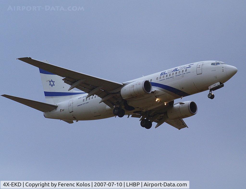 4X-EKD, 1999 Boeing 737-758 C/N 29960, Ferihegy