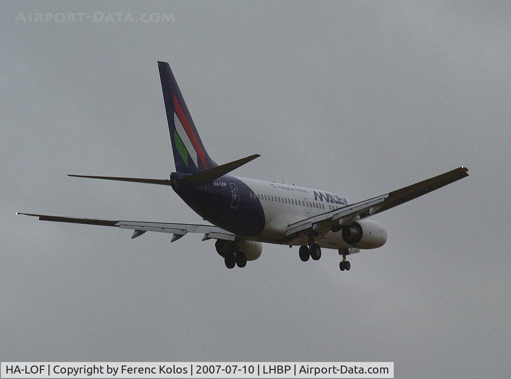 HA-LOF, 2003 Boeing 737-6Q8 C/N 29348, Ferihegy
