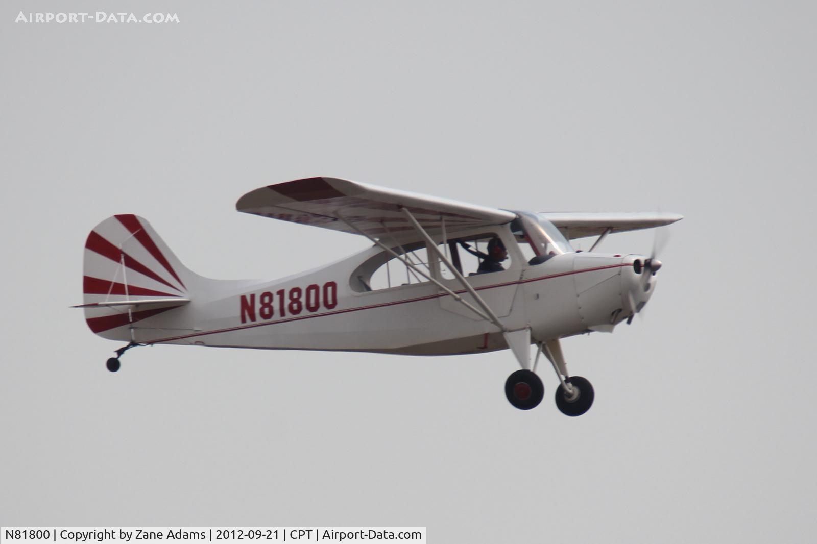 N81800, Aeronca 7AC Champion C/N 7AC423, At Cleburne Municipal