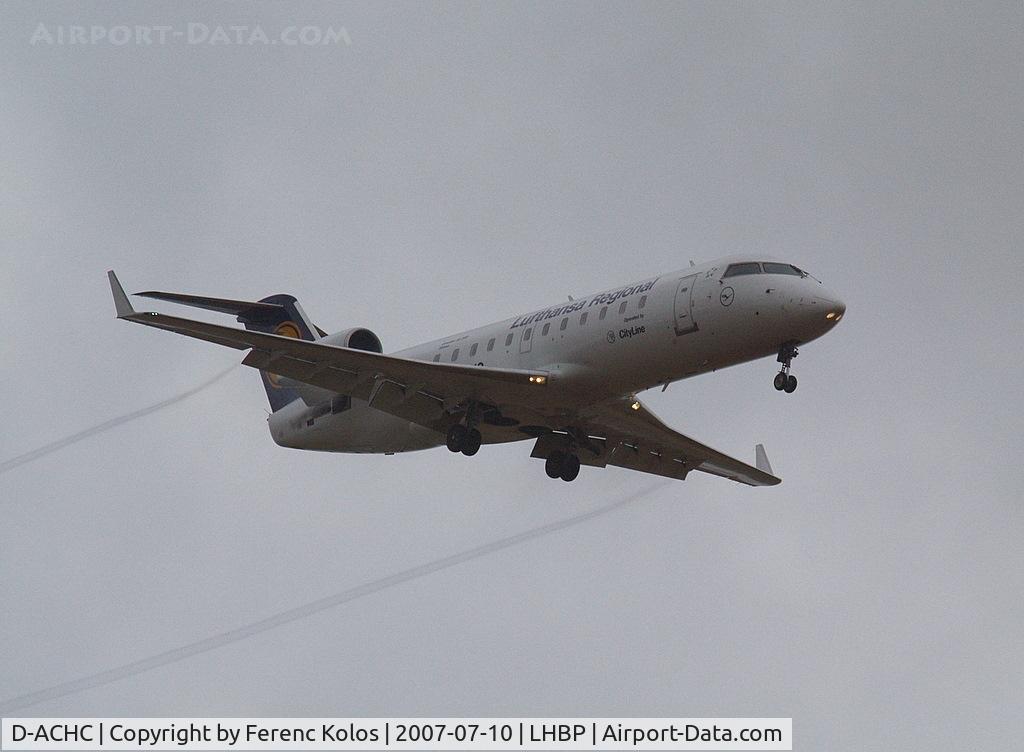 D-ACHC, 2000 Canadair CRJ-200LR (CL-600-2B19) C/N 7394, Ferihegy