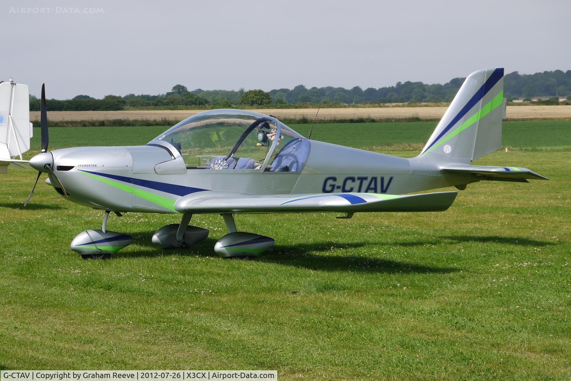G-CTAV, 2004 Cosmik EV-97 TeamEurostar UK C/N 2129, At Northrepps.