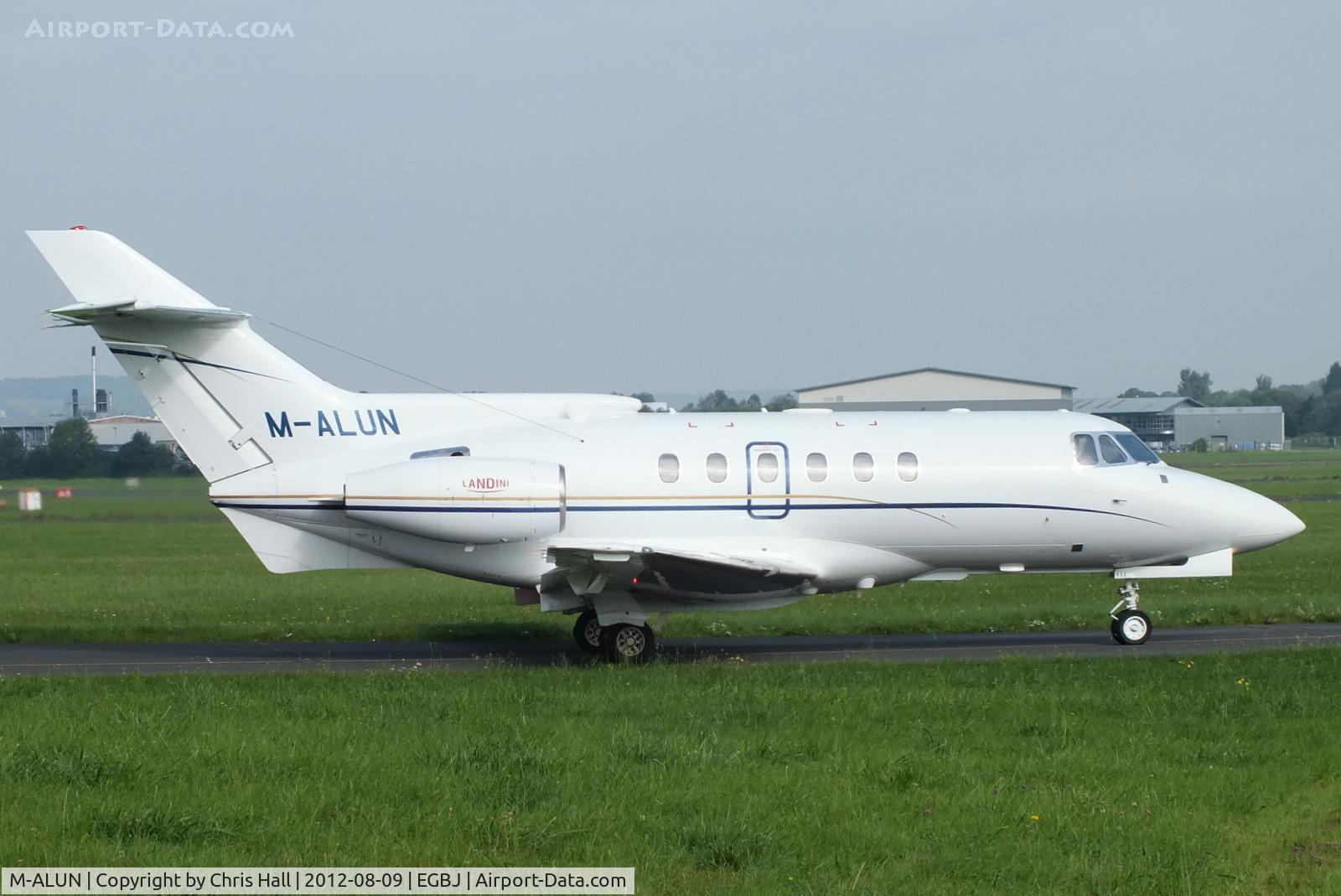 M-ALUN, 1980 British Aerospace HS.125-700A C/N 257075, Briarwood Products