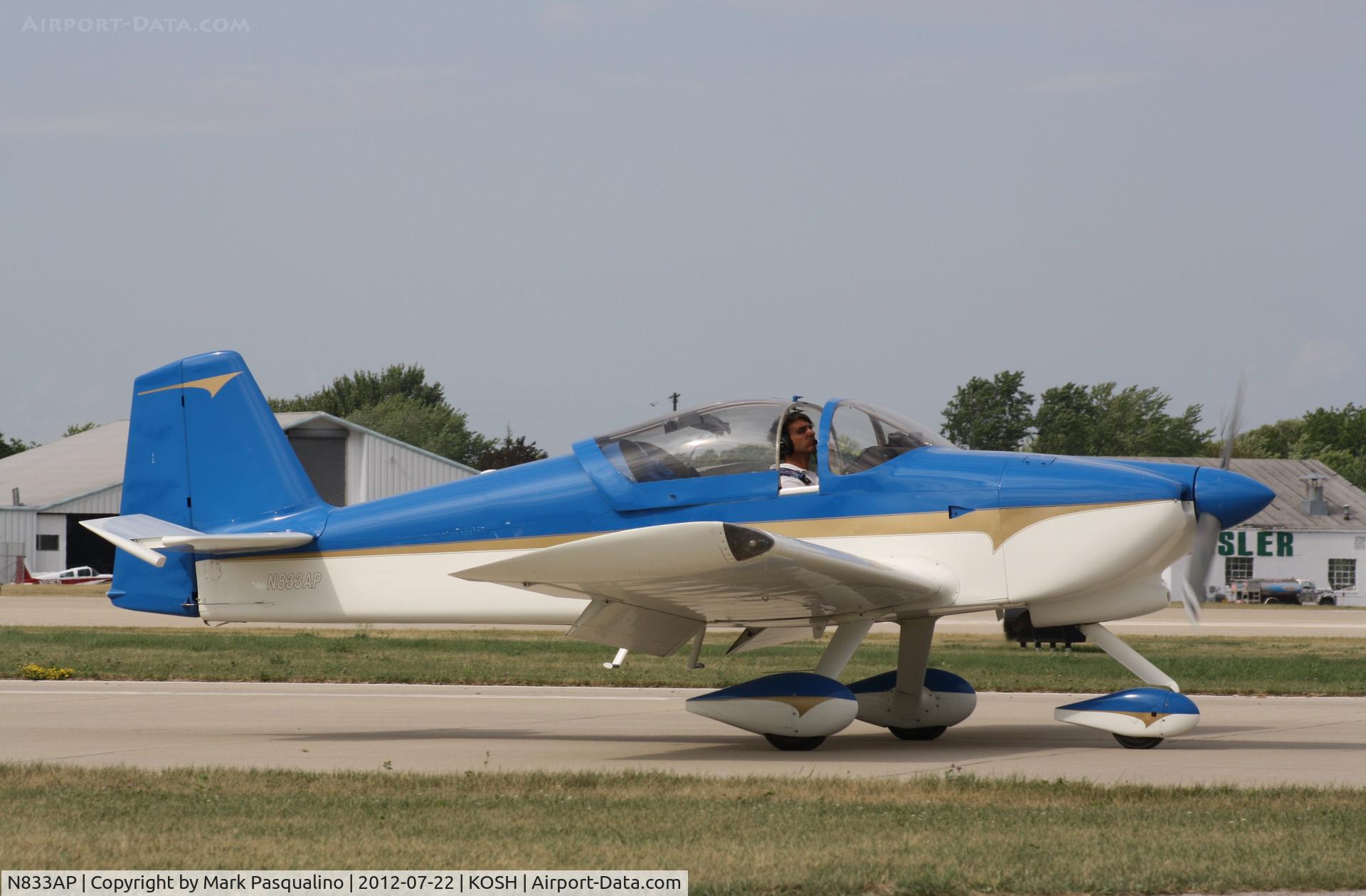N833AP, 2002 Vans RV-6A C/N 21448, Vans RV-6A