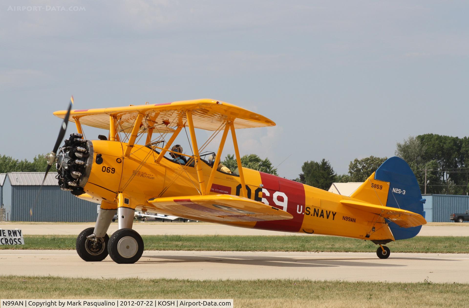 N99AN, Boeing E75 C/N 75-5859, Stearman