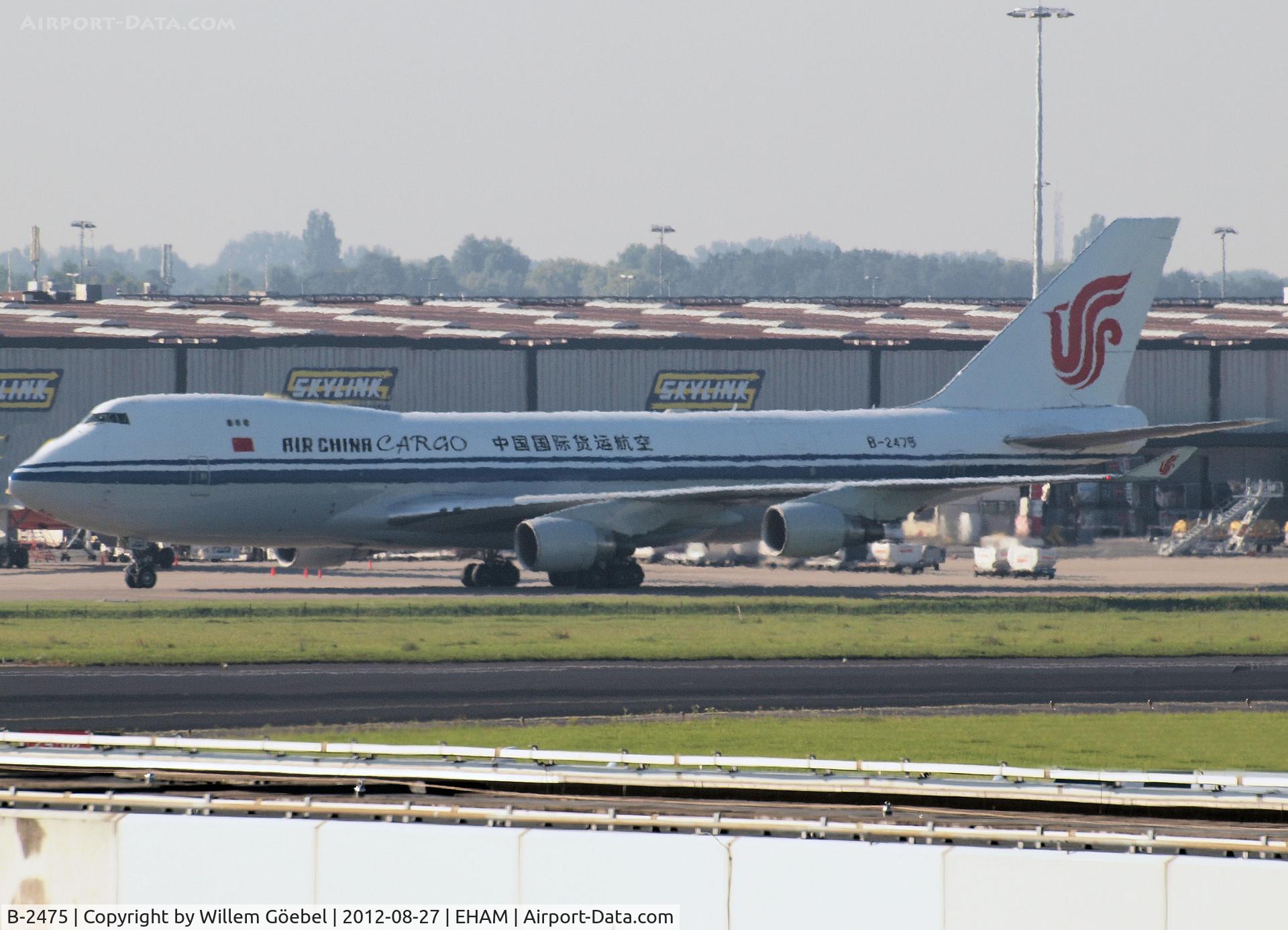 B-2475, 2005 Boeing 747-4FTF/SCD C/N 34239, Taxi to the Cargo gate of Schiphol Airport