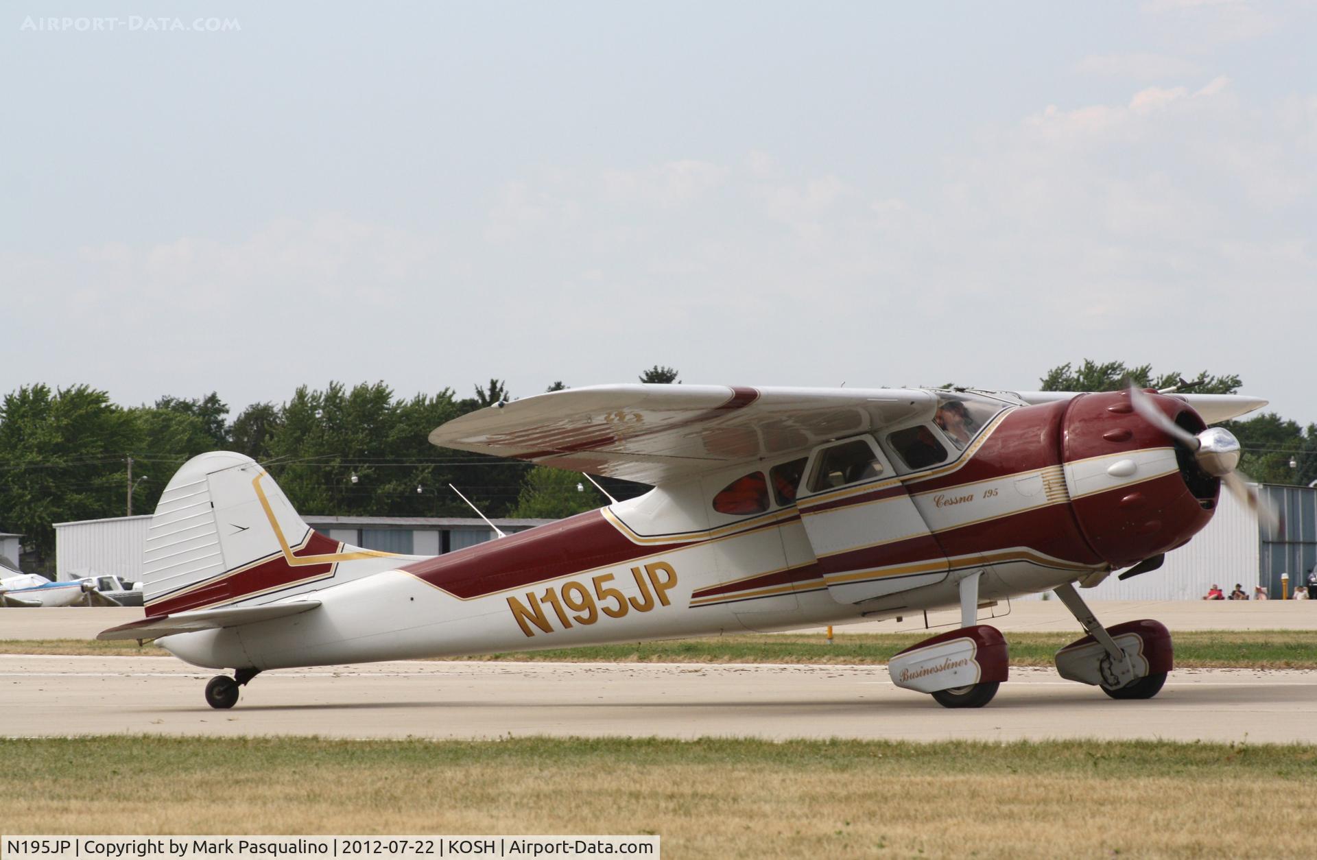 N195JP, 1951 Cessna 195 C/N 7673, Cessna 195