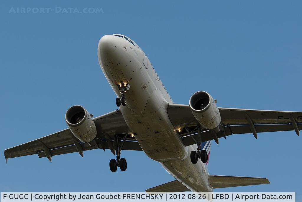 F-GUGC, 2002 Airbus A318-111 C/N 2071, landing 23 from Lyon